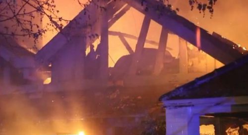 Heritage home destroyed by fire